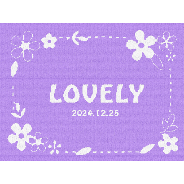 B-020-R-Flower-plus-message-yoko